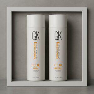 GK Hair balance shampoo and conditioner adds moisture and repairs hair